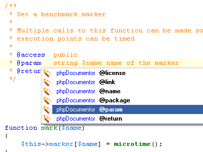 phpDesigner 7 g�r enkelt at dokumentere din kode ved brug af phpDocumentor!